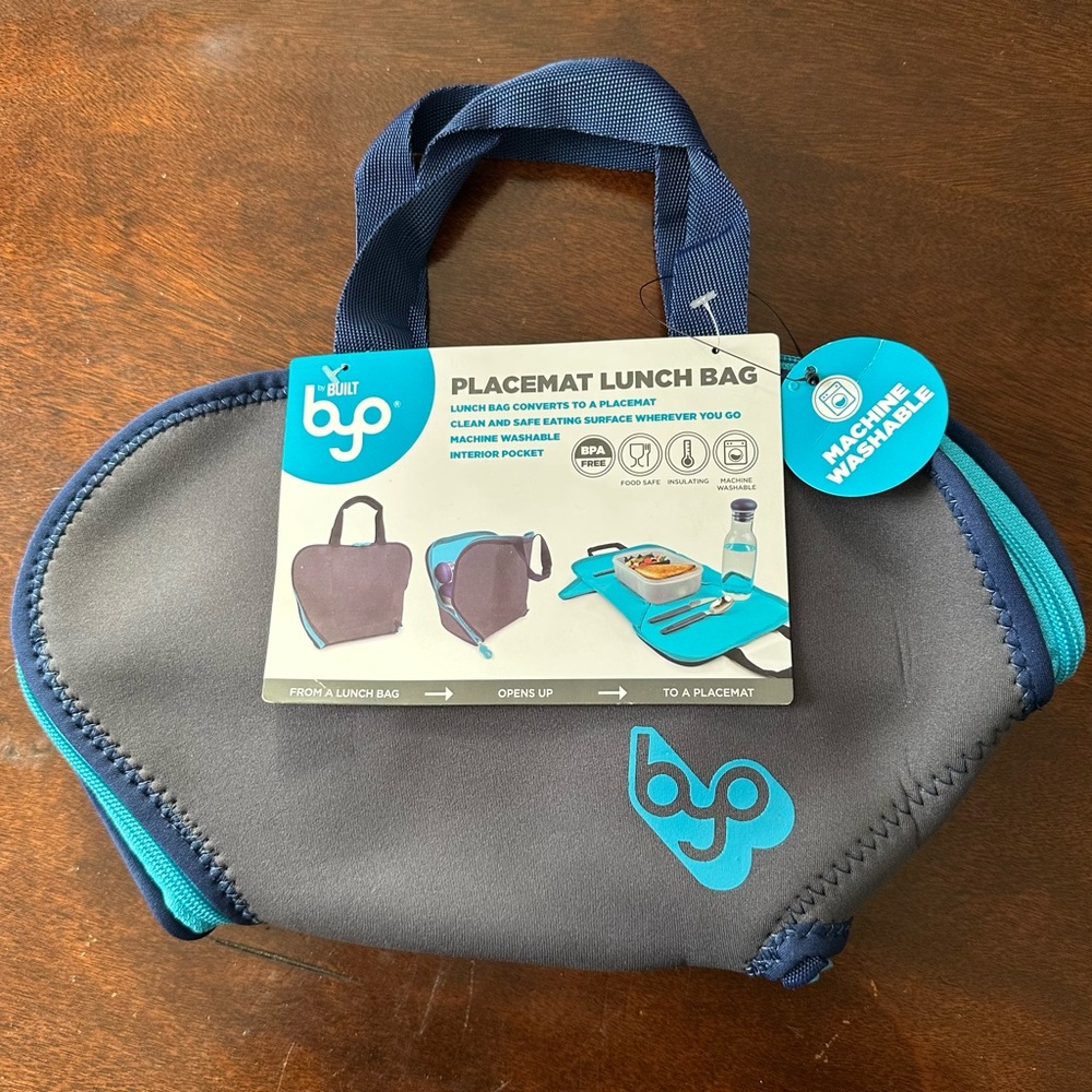 Built Placemat Lunch Bag NWT